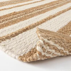Riverton Striped Jute/Wool Area Rug Tan - Threshold™ Designed With Studio McGee -Threshold Home Outlet Store GUEST 0110659e 2efa 4ebf ba67 8ab0cc06e3ac