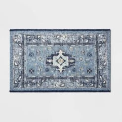 Vintage Persian Medallion Kitchen Rug Blue - Threshold™ 8 Vintage Persian Medallion Kitchen Rug Blue - Threshold™ -Threshold Home Outlet Store GUEST 025b5f6d 8461 43cc b2bd 68ea68432beb
