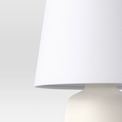 Linen Drum Lamp Shade White - Threshold 2 Linen Drum Lamp Shade White - Threshold - Image 2