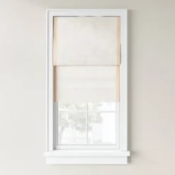 1pc Light Filtering Cordless Linen Blend Roman Window Shade Light Orange - Threshold™ -Threshold Home Outlet Store GUEST 06dc47d6 ef10 4835 b999 4a5f0b7cb58b