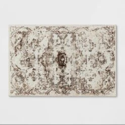 Stanfield Companion Distressed Scroll Area Rug Cream - Threshold™ 9 Stanfield Companion Distressed Scroll Area Rug Cream - Threshold™ -Threshold Home Outlet Store GUEST 0726d2b4 5e5f 4492 8635 4c8273a2e480