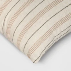 Cotton Flax Woven Striped Square Throw Pillow - Threshold™ -Threshold Home Outlet Store GUEST 08c83243 712a 4977 937c c04fac6ebbef