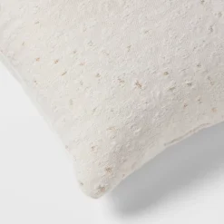 18"x18" Luxe Leopard Jacquard Square Decorative Pillow Ivory - Threshold™ -Threshold Home Outlet Store GUEST 09b6ce5f b220 4b7a b674 5110eb1abf80