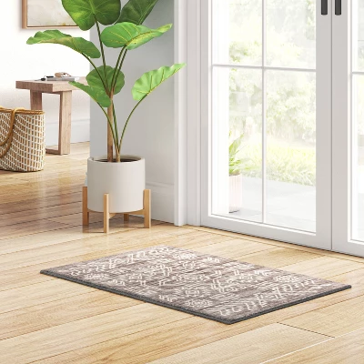 2'x3' Global Persian Style Accent Rug Gray - Threshold™ 1 2'x3' Global Persian Style Accent Rug Gray - Threshold™