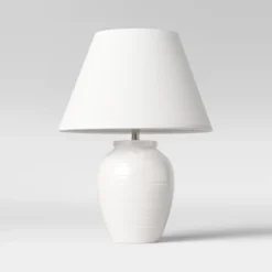 Turned Ceramic Table Lamp White - Threshold™ -Threshold Home Outlet Store GUEST 0c5fcf73 910a 479f a8ce c7fb931048d7