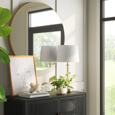 28" Round Infinity Circle Mirror Brass - Threshold™ 1 28" Round Infinity Circle Mirror Brass - Threshold™