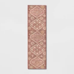 Southbury Washable Printed Diamond Persian Style Rug Rust - Threshold™ -Threshold Home Outlet Store GUEST 0dc3d757 a573 455f aead 9484994bb3bd