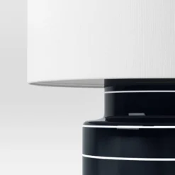 Glossy Table Lamp Navy And White (Includes LED Light Bulb) - Threshold™ -Threshold Home Outlet Store GUEST 0f8f586d 58b0 484f 97b1 53b07fa26894