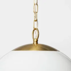 Milk Glass Ceiling Pendant Brass - Threshold™ Designed With Studio McGee -Threshold Home Outlet Store GUEST 183bf4cf 1e46 4f50 816a 5abef6058a88