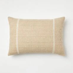 Oversize Embroidered Striped Throw Pillow Cream - Threshold™ Designed With Studio McGee -Threshold Home Outlet Store GUEST 1ddb9719 cee8 4fd1 9365 47a3d094f05c