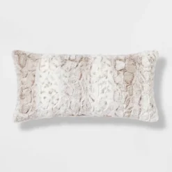 Snow Leopard Ombre Faux Fur Throw Pillow - Threshold™ 10 Snow Leopard Ombre Faux Fur Throw Pillow - Threshold™ -Threshold Home Outlet Store GUEST 1e817be4 3c62 4c19 a8dd 3d56b4661eb3