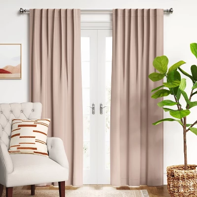 1pc Blackout Velvet Window Curtain Panel - Threshold™ 1 1pc Blackout Velvet Window Curtain Panel - Threshold™