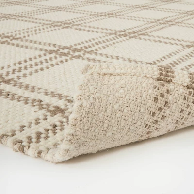 Cottonwood Plaid Wool/Cotton Area Rug - Threshold™ Designed With Studio McGee 3 Cottonwood Plaid Wool/Cotton Area Rug - Threshold™ Designed With Studio McGee - Image 3