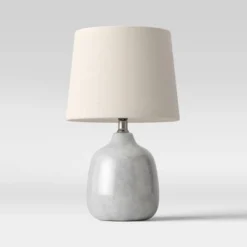 Assembled Ceramic Table Lamp Gray - Threshold™ 8 Assembled Ceramic Table Lamp Gray - Threshold™ -Threshold Home Outlet Store GUEST 233d030a ded6 4d18 b2e3 2d046d833289
