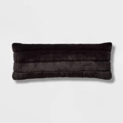 Oversized Oblong Faux Fur Channeled Decorative Throw Pillow - Threshold™ -Threshold Home Outlet Store GUEST 234ab344 e141 4454 a587 a020b4cdd397