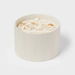 Textured Straight Side Ceramic Vanilla Pumpkin Candle White - Threshold™ -Threshold Home Outlet Store GUEST 2513be30 c0ea 4d62 a566 9d1244b0e247