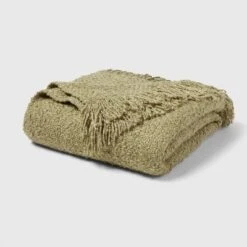 Fringed Boucle Bed Throw - Threshold™ -Threshold Home Outlet Store GUEST 252fe090 2911 4044 b882 a78830b4a40b