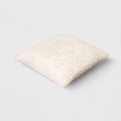 Textural Solid Square Throw Pillow - Threshold™ 2 Textural Solid Square Throw Pillow - Threshold™ - Image 2
