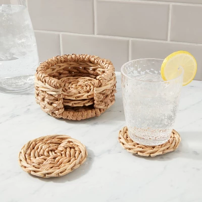4pk Seagrass Coasters With Holder - Threshold™ 1 4pk Seagrass Coasters With Holder - Threshold™