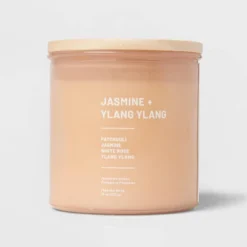 Glass Jar Jasmine And Ylang Candle Orange - Threshold™ -Threshold Home Outlet Store GUEST 283695f1 8725 4897 8c7c c88d9c94ee0b