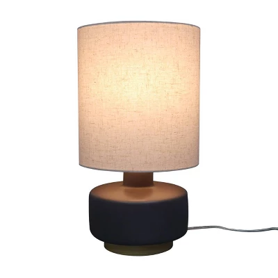 Ceramic Table Lamp With Wood Base - Threshold™ 5 Ceramic Table Lamp With Wood Base - Threshold™ - Image 5