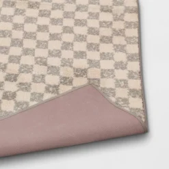 2'6"x4' Checkerboard Plush Accent Rug - Threshold™ -Threshold Home Outlet Store GUEST 2ab6dcc8 905b 4d18 a009 496b9ef60c35