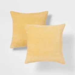 2pk Chenille Square Throw Pillows - Threshold™ -Threshold Home Outlet Store GUEST 2ab74984 d049 457c b7ed c8a84e827709