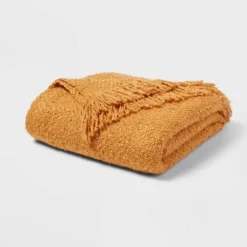 Fringed Boucle Bed Throw - Threshold™ -Threshold Home Outlet Store GUEST 2cad3840 a572 4c6e a1cb 78da7db8d70a
