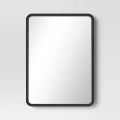 22" X 30" Rounded Corner Wood Wall Mirror - Threshold™ -Threshold Home Outlet Store GUEST 300779ed c898 487e 9f3b ef546a8d06b9