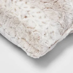 Snow Leopard Ombre Faux Fur Throw Pillow - Threshold™ 8 Snow Leopard Ombre Faux Fur Throw Pillow - Threshold™ -Threshold Home Outlet Store GUEST 3736a0e8 d523 4b7d 8a08 9d54d4dfe9b9