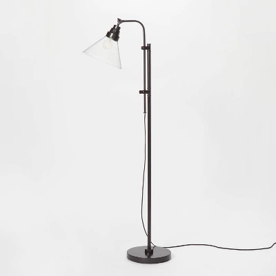 Glass Shepherd Floor Lamp Black - Threshold™ Designed With Studio McGee 6 Glass Shepherd Floor Lamp Black - Threshold™ Designed With Studio McGee - Image 6