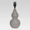 Double Gourd Ceramic Small Lamp Base - Threshold