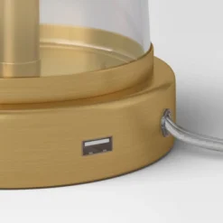 Tapered Fillable Table Lamp With USB (Includes LED Light Bulb) - Threshold™ -Threshold Home Outlet Store GUEST 3b8496c8 7a7c 42dc 8702 8236d147da64