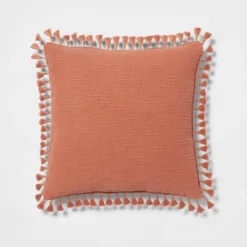 Euro Textured Slub Tassel Decorative Throw Pillow - Threshold™ -Threshold Home Outlet Store GUEST 3bd19ffb e688 44b0 8dc2 0b5a7009dfa2