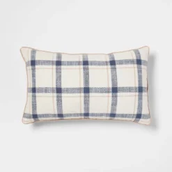Woven Striped With Plaid Reverse Throw Pillow - Threshold™ -Threshold Home Outlet Store GUEST 414edcb0 1df4 4bee 9be2 ba1403dbbcd6
