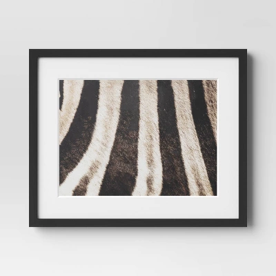 20" X 16" 2pc Zebra Close Up Glass Framed Wall Posters - Threshold™ 2 20" X 16" 2pc Zebra Close Up Glass Framed Wall Posters - Threshold™ - Image 2