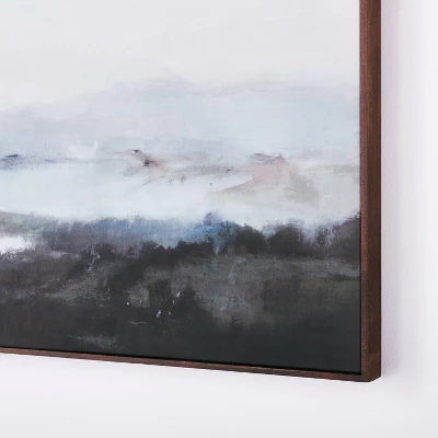 36" X 36" Dreary Abstract Landscape Framed Wall Canvas - Threshold™ Designed With Studio McGee 2 36" X 36" Dreary Abstract Landscape Framed Wall Canvas - Threshold™ Designed With Studio McGee - Image 2