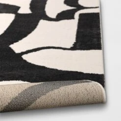 Abstract Inkblot Rug Black/White - Threshold™ -Threshold Home Outlet Store GUEST 4794689c 040b 444b b960 d50b9ba49a0e