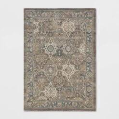 Distressed Persian Woven Rug Brown - Threshold™ -Threshold Home Outlet Store GUEST 48a47794 724e 4ad9 b055 fbbf67e27a6f