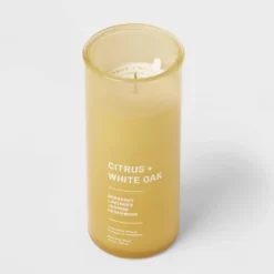 Wellness Jar Citrus And White Oak Candle Yellow - Threshold™ 10 Wellness Jar Citrus And White Oak Candle Yellow - Threshold™ -Threshold Home Outlet Store GUEST 4f867f15 ed49 4002 b0aa a669af9a9d37