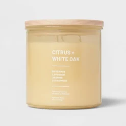 Wellness Jar Citrus And White Oak Candle Yellow - Threshold™ 12 Wellness Jar Citrus And White Oak Candle Yellow - Threshold™ -Threshold Home Outlet Store GUEST 51de7eb0 bd7c 4e8e b79b 9ae5ec48b1d3