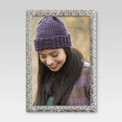 Brushed Nickel Textured Frame - Threshold™