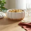 Large Pumpkin Serving Bowl Ivory - Threshold™