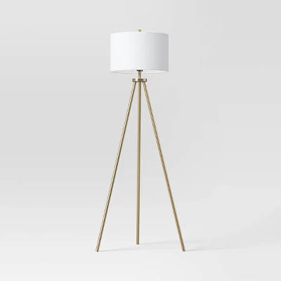 Ellis Tripod Floor Lamp Brass - Threshold™ 4 Ellis Tripod Floor Lamp Brass - Threshold™ - Image 4