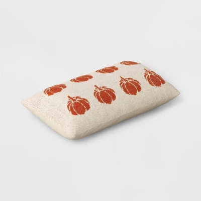 Oversized Woven Pumpkin Lumbar Throw Pillow - Threshold™ 2 Oversized Woven Pumpkin Lumbar Throw Pillow - Threshold™ - Image 2