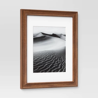 Wood Matted Wall Frame Midtone Woodgrain - Threshold™ 2 Wood Matted Wall Frame Midtone Woodgrain - Threshold™ - Image 2