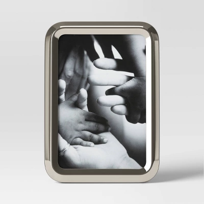 Polished Chrome Rounded Metal Table Frame Silver - Threshold™ 2 Polished Chrome Rounded Metal Table Frame Silver - Threshold™ - Image 2