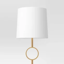 Metal Ring Floor Lamp Brass (Includes LED Light Bulb) - Threshold™ -Threshold Home Outlet Store GUEST 562caccf d902 40af 8c30 977005b51350