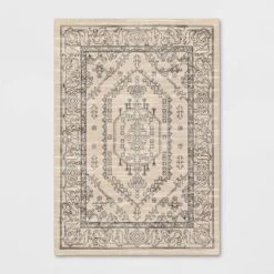 Plush Persian Style Area Rug Cream - Threshold™ -Threshold Home Outlet Store GUEST 57a5eb0f 24f2 4b22 b0b9 01d9a58810c6