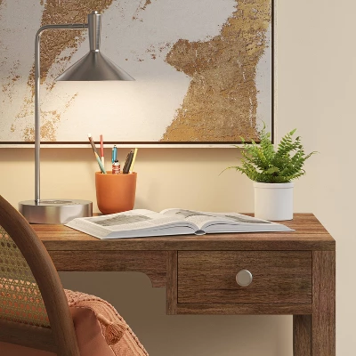 LED Wireless Charging Task Lamp With USB Nickel (Includes LED Light Bulb) - Threshold™ 1 LED Wireless Charging Task Lamp With USB Nickel (Includes LED Light Bulb) - Threshold™